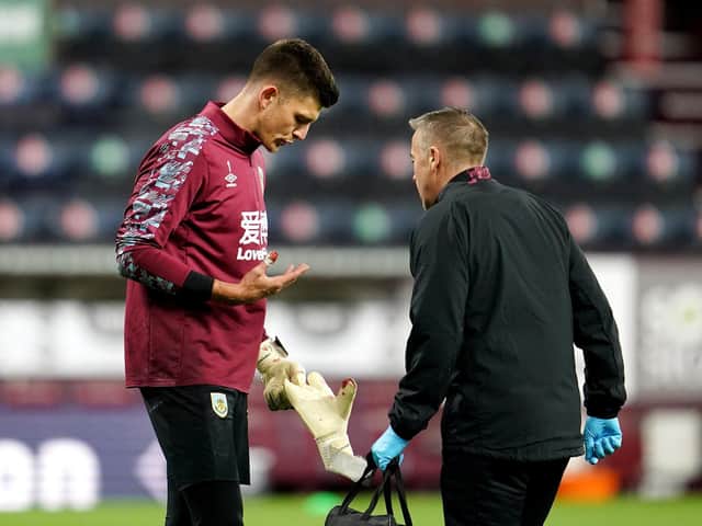 Nick Pope receives treatment