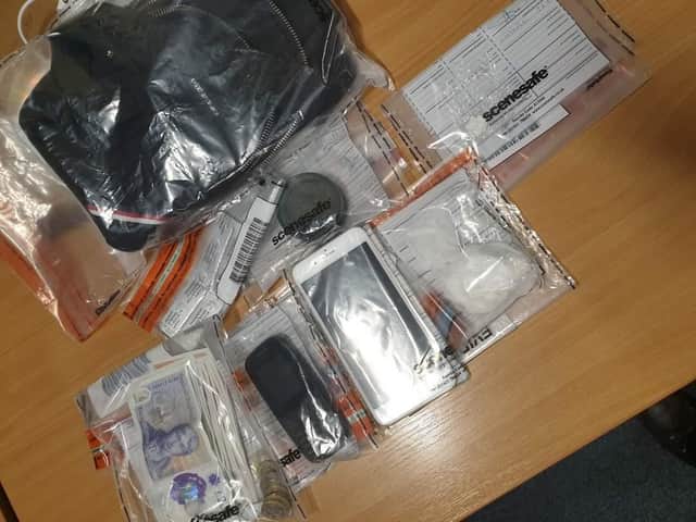 The seized drugs