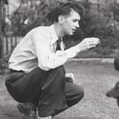 Seeing this photo of former Claret Jimmy Adamson with his scottie dog inspired author Dave Thomas to write the player's biography.