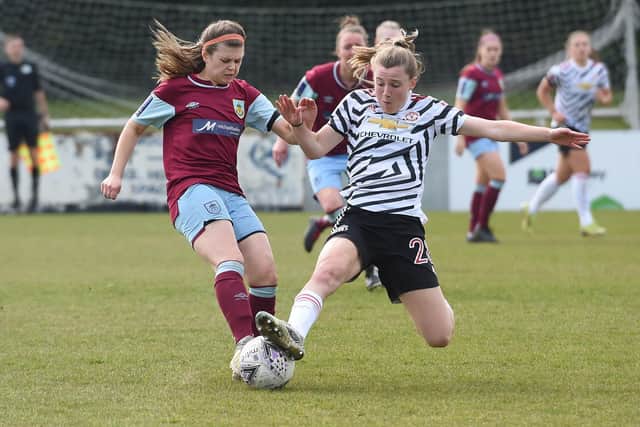 Burnley FC Women were beaten 6-0 by WSL side Manchester United Women in the fourth round of the Vitality Women's FA Cup at the County Ground in Leyland.