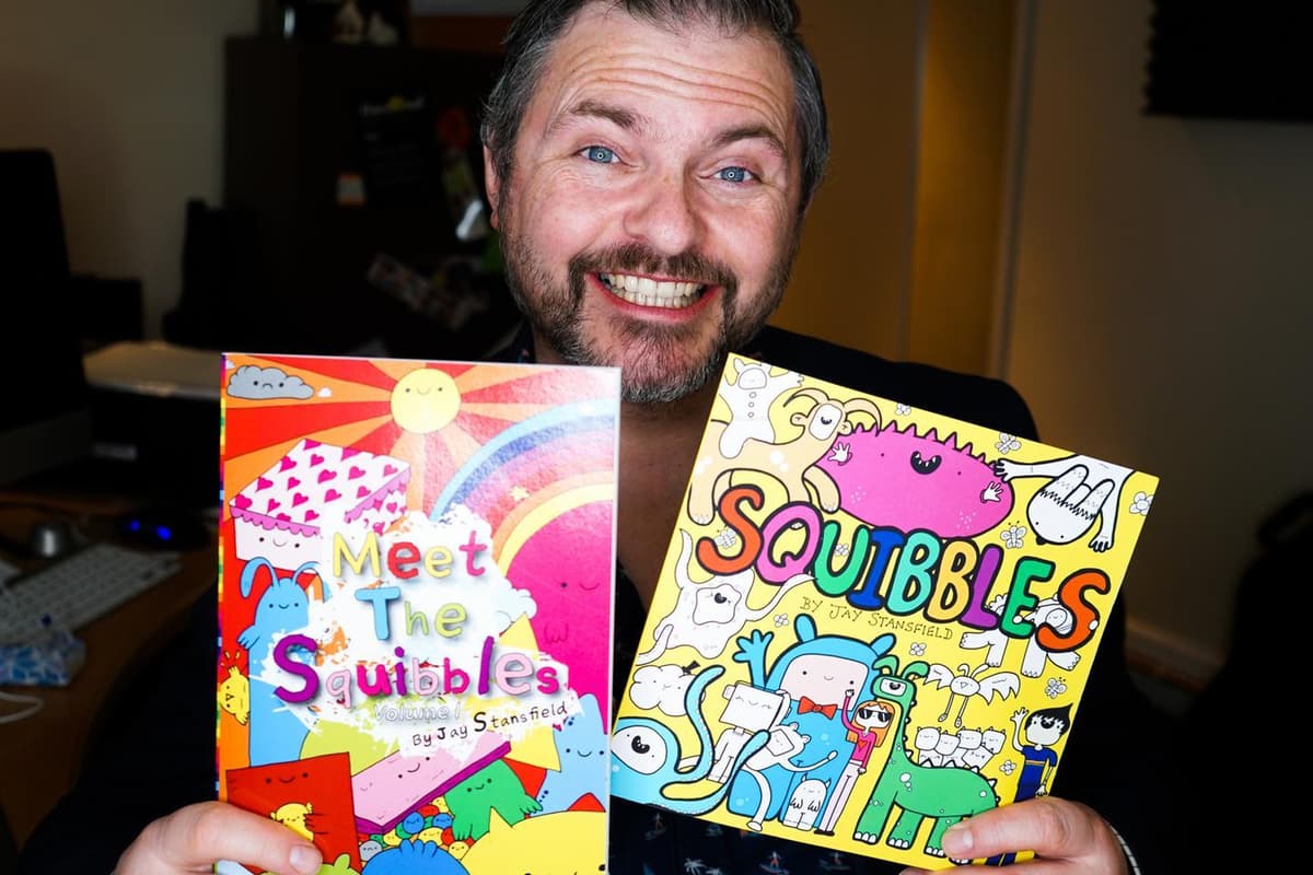 Colne Books Colourful Colne artist makes charity pledge after success of children's ...