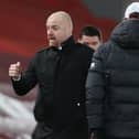 Sean Dyche after the 1-0 win at Anfield in January