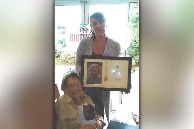 Burnley's Joan Milner has celebrated her 100th birthday in style