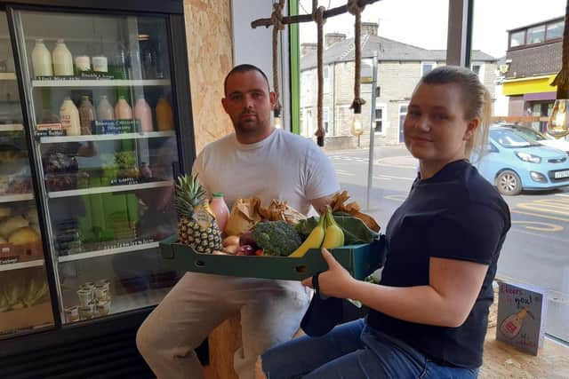 Gary and Kelly Gorton have opened a new fruit and vegetable shop in Burnley's Rosegrove.