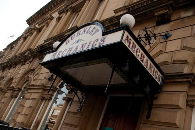 Staff are working behind the scenes of the Mechanics Theatre, Burnley, in preparation for shows to begin again