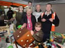 The Rosemere Tombola stand at the 2019 Ribchester May market. The charity is the chosen beneficiary for the charity collections at this year's market on May 31. Market organiser Andrew Wallin is pictured far right.