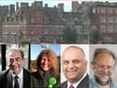 Who will hold sway at County Hall when the results are in - the Conservatives' Keith Iddon, Gina Dowding from the Green Party, Labour's Azhar Ali or Liberal Democrat David Whipp?