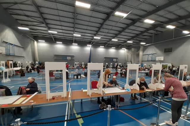 The count took place at Nelson and Colne College
