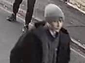 Police have released this CCTV image of  a man they want to speak to in connection to an anti-social behaviour incident inBurnley last month