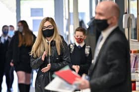 Face masks have been required in classrooms and corridors since schools reopened to all pupils on 8th March