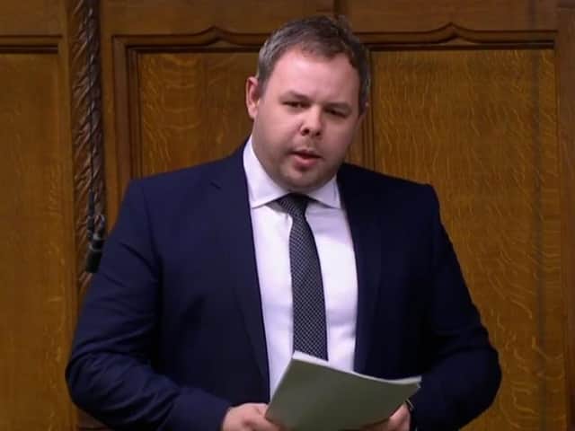 Burnley MP Antony Higginbotham raised an urgent question in the House of Commons
