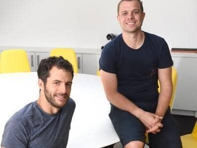 Founders Ben Sebborn and Richard Dyer of Skiddle