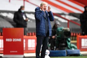 Roy Hodgson during the Premier League match between Sheffield United and Crystal Palace at Bramall Lane on May 08, 2021 in Sheffield, England.