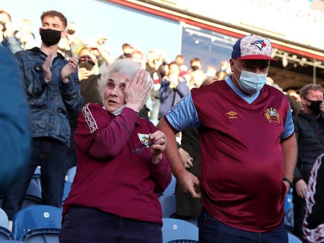 Emotional Burnley fans back in their 'happy place'