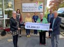 Cheque presentation in memory of Roz Wallbank