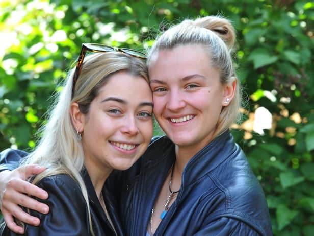 Caitlin McNeil (right) and Millie Tomlinson - their romance grew from friendship
(Photo: Michelle Adamson)