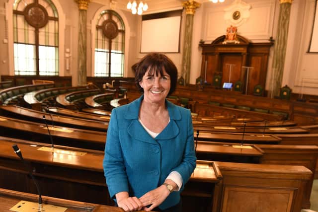 County Cllr Williamson will be at the centre of debates in the chamber at County Hall (image: Neil Cross)