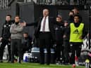 Sean Dyche, Manager of Burnley reacts during the Premier League match between Fulham and Burnley at Craven Cottage on May 10, 2021 in London, England.