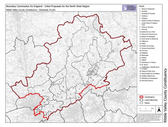 Proposals have been drawn up by the Boundary Commission
