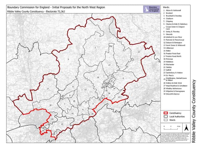 Proposals have been drawn up by the Boundary Commission