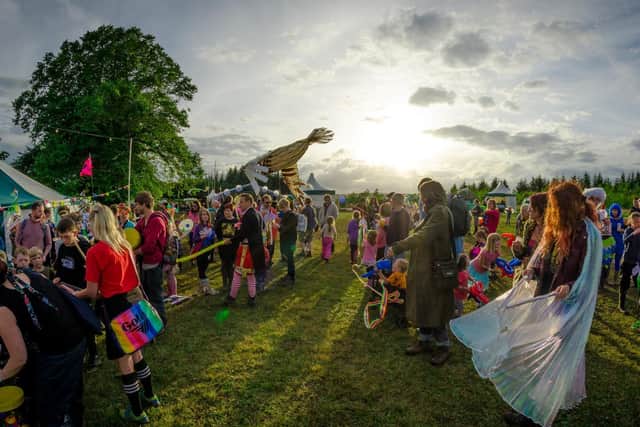 The family friendly festival features music, theatre, poetry and workshops. Photo by Matt Collinge.