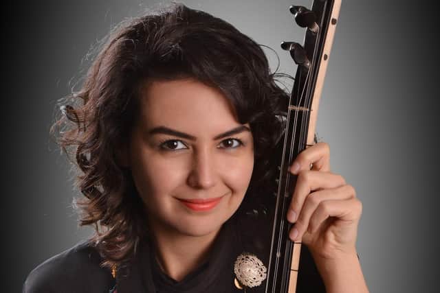 Sevilay Gok, a  Turkish singer and baglama player who will be  taking part in the Musical Journeys