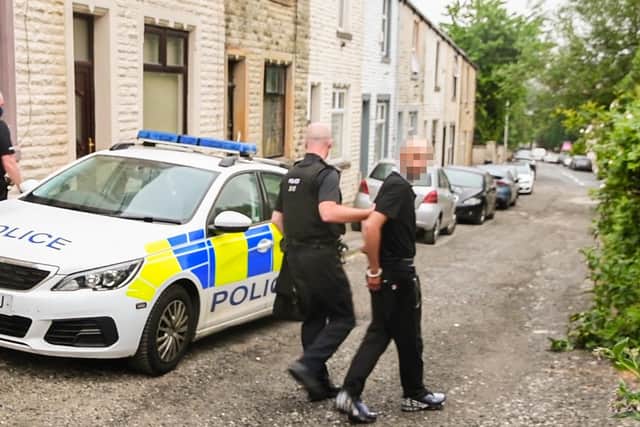 Three Burnley men were arrested on suspicion of supplying a controlled drug.