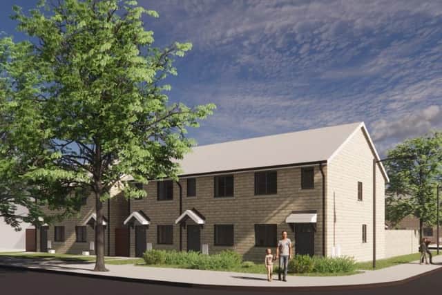 CGI of the Sycamore Avenue homes