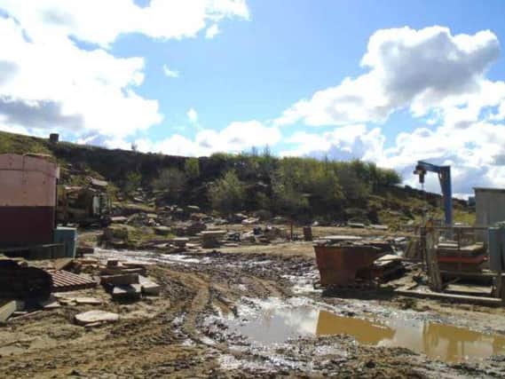 Catlow East quarry (image via Lancashire County Council)
