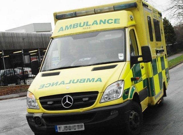 A man in his 30s was taken to hospital following a collision in Accrington.