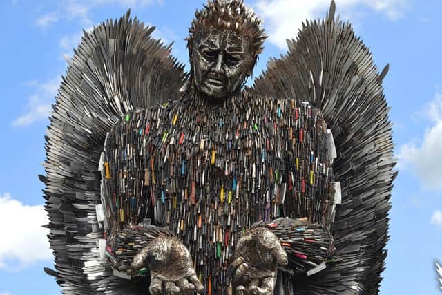 The Knife Angel sculpture will be in display in Lancashire later this year