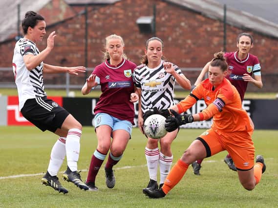 Burnley take on Manchester United in the Womens FA Cup