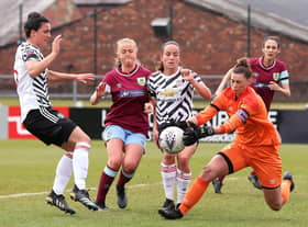 Burnley take on Manchester United in the Womens FA Cup