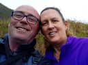 Jan Keegan is preparing to tackle the Yorkshire Three Peaks challenge in memory of her husband Auzz