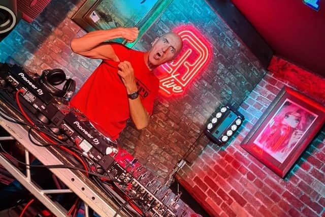 DJ Paul Taylor hosting a 'Retro Live' event