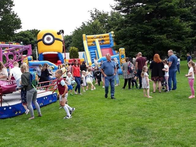 Young and old enjoy the Ightenhill family fun day