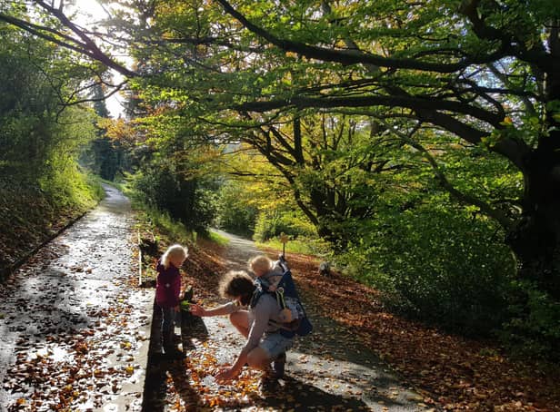 Family walks around Brungerley in Clitheroe