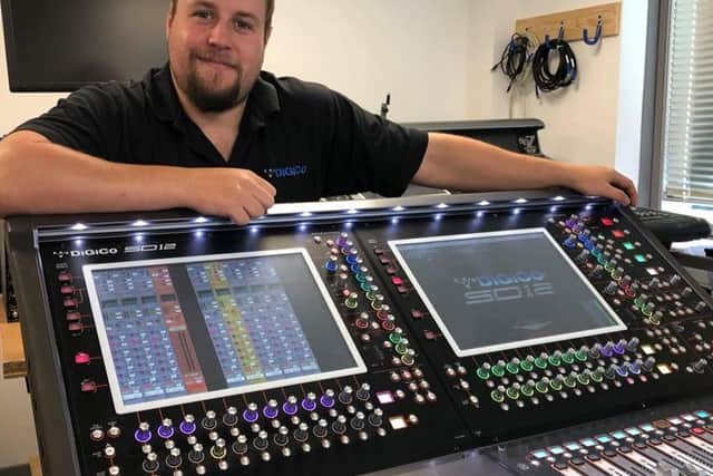 Sound engineer Anthony Wiaczek has raised £1,300 for two causes close to his heart