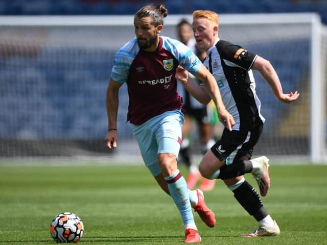 Striker Jay Rodriguez scored the only goal of the game as Burnley beat Newcastle United in a pre-season friendly at Turf Moor