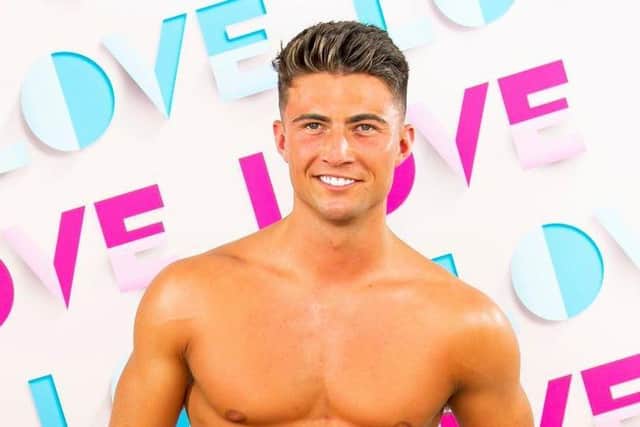 Clitheroe's Sam Jackson has been dumped from hit TV reality show Love Island (photo courtesy of ITV plc)