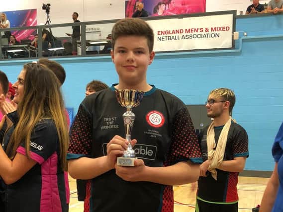James Firminger was voted Player of the Tournament at the 2021 National Men's & Mixed Netball Tournament.