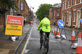 Several of Lancashire's pop-up cycle lanes popped off again pretty quickly