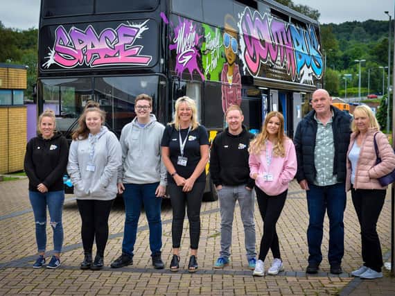 The Burnley Youth Bus is back on the road after being given a civic re-launch