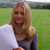 Lucy Robinson achieved excellent GCSE results