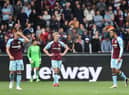 Burnley show their dejection after Brightons late winner