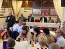 Fr David speaking at the lunch