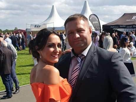 Hare and Hounds, Padiham landlady Toni-Anne Mortimer, pictured with her husband Lee, will host a fundraising night at her pub after the family day and footy tournament