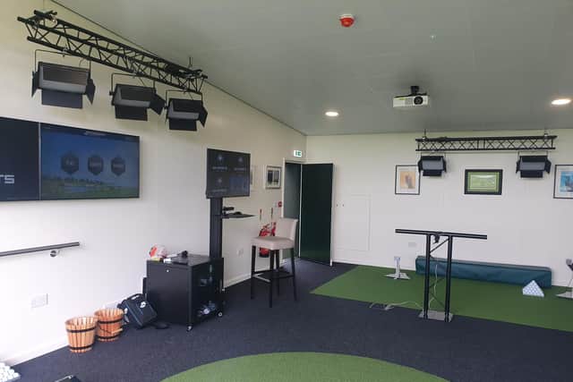 The Performance Golf Academy's swing studio