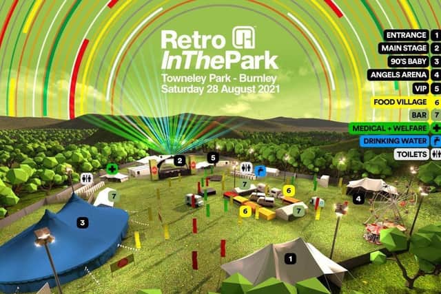 The Retro in the Park layout