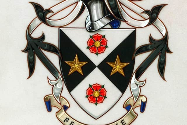 The arms of William, 16th Lord of Bowland